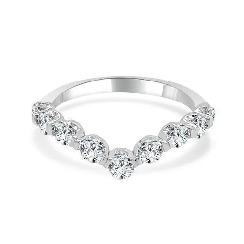 0.80ctw Diamond Contour Band