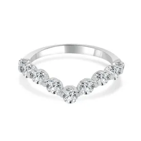 0.80ctw Diamond Contour Band