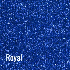 12" Royal Blue Siser Glitter Heat Transfer Vinyl (HTV)