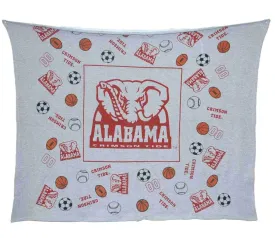 Alabama Crimson Tide DFL Youth Gray Throw Blanket 45"x 45"