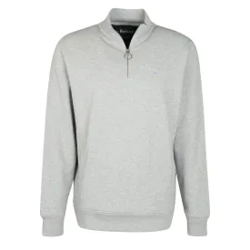 Barbour Rothley Half Zip Knit Grey Marl