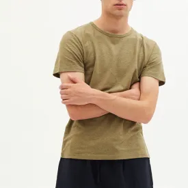 Basic Khaki Hemp   Organic Cotton T-Shirt