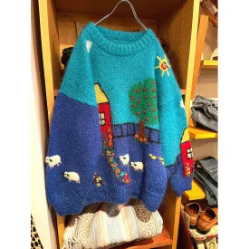 Bucolic Handmade Knitted Sweater