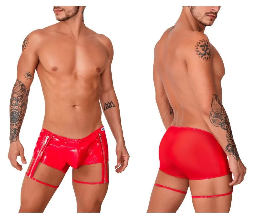 CandyMan 99740 Garter Trunks Color Red