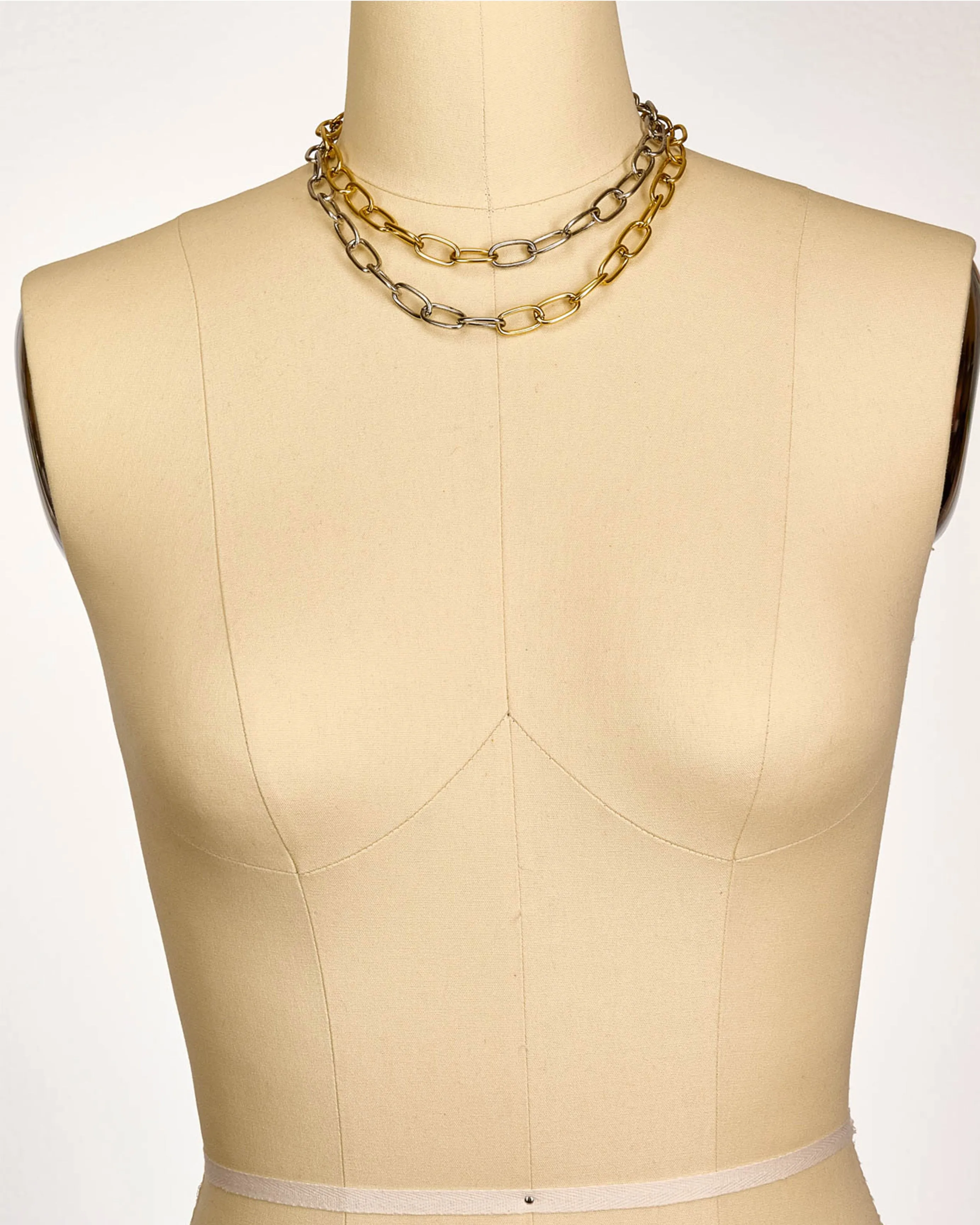 Carnic Duo Toned Necklace