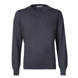 Cashmere and Silk-Blend Crew-Neck Sweater