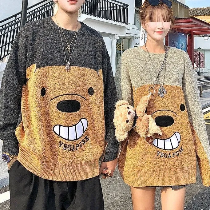 Casual Bear Knitted Sweater