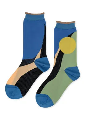 Catalina Crew Socks - Cerulean