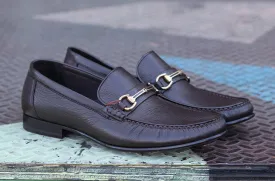 Corrente Deerskin Slip-On Loafer Brown