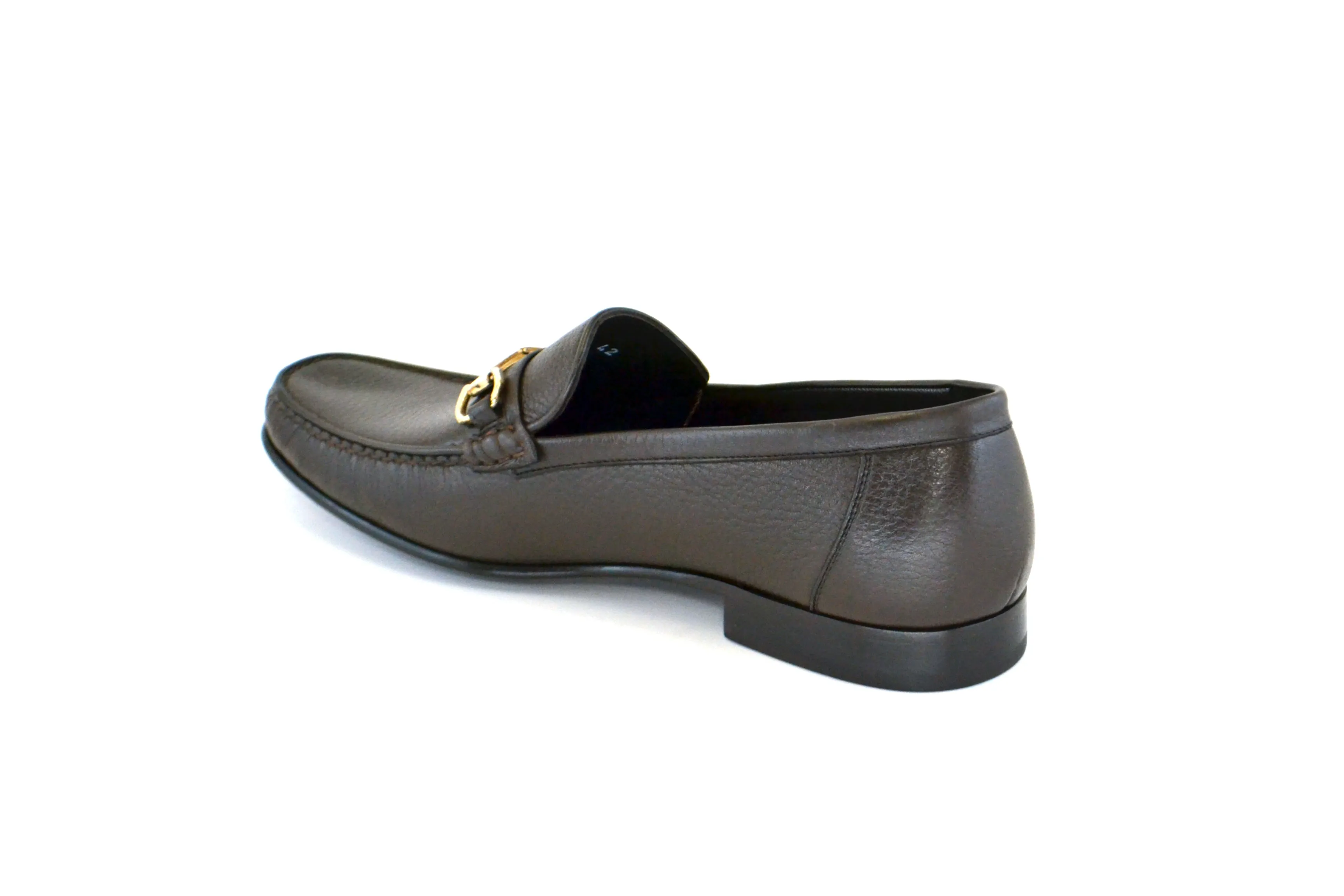 Corrente Deerskin Slip-On Loafer Brown