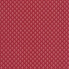 Cotton Fabric, Chateau De Chantilly ROUGE 13948 14, Moda Collection by French General