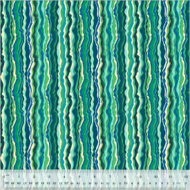 Cotton Fabric SHIMMER JADE from BOTANICA Collection, Windham Fabrics, 54018-10