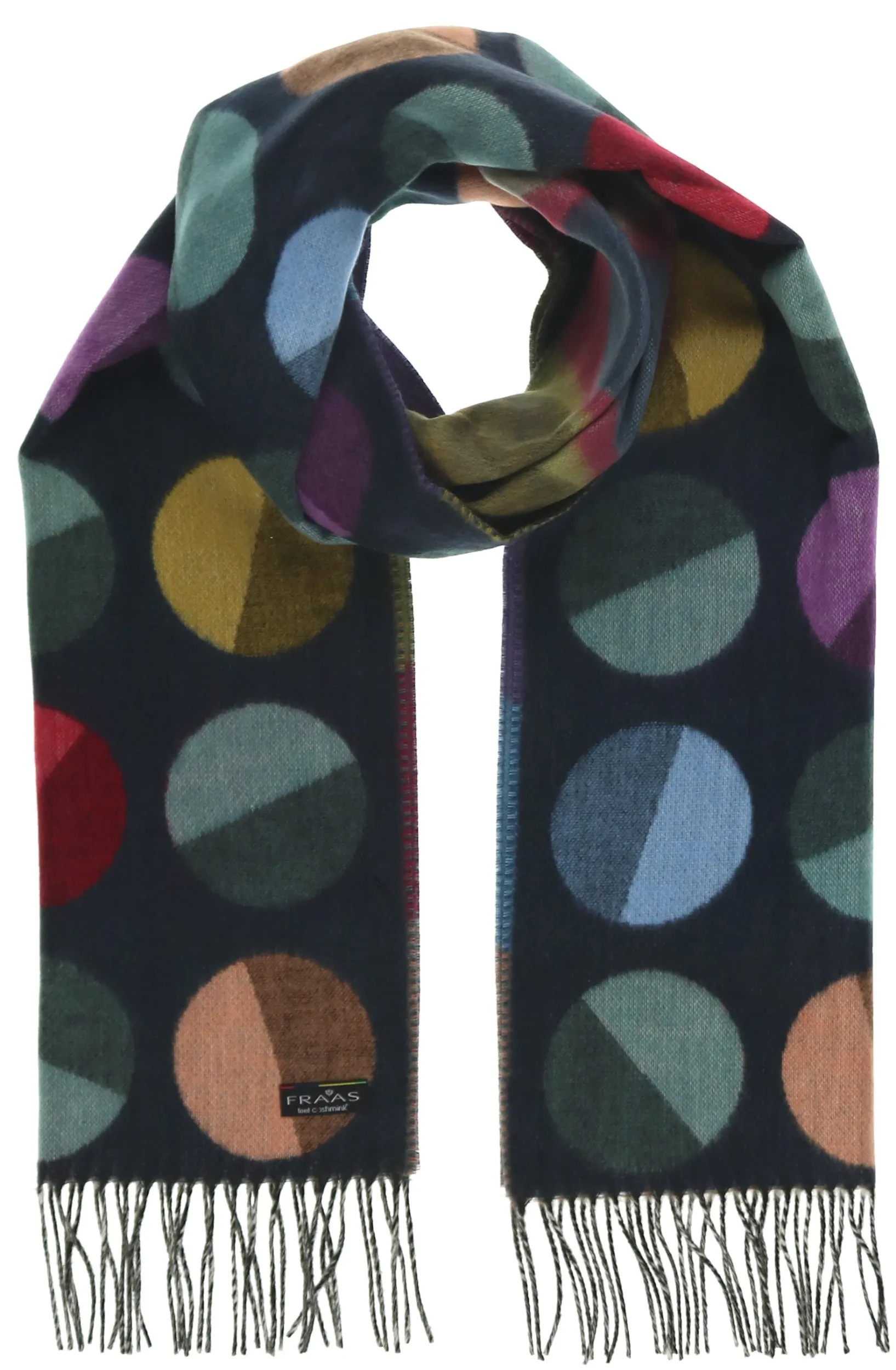 Divided Dots Oversized Cashmink Scarf