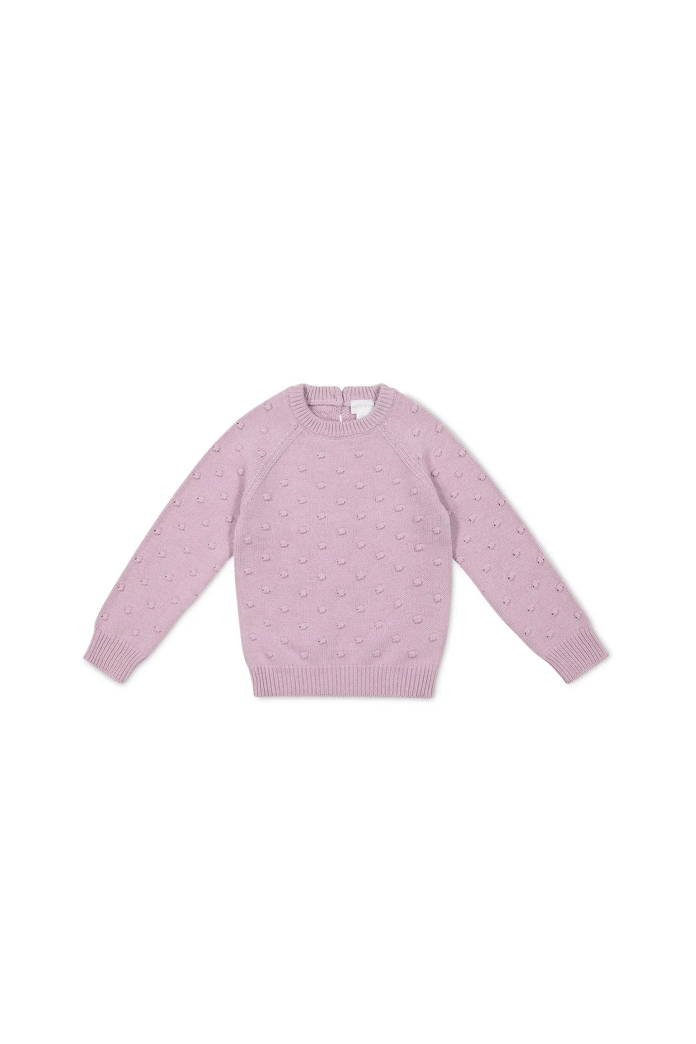 Dotty Knit Jumper - Lilac Blush