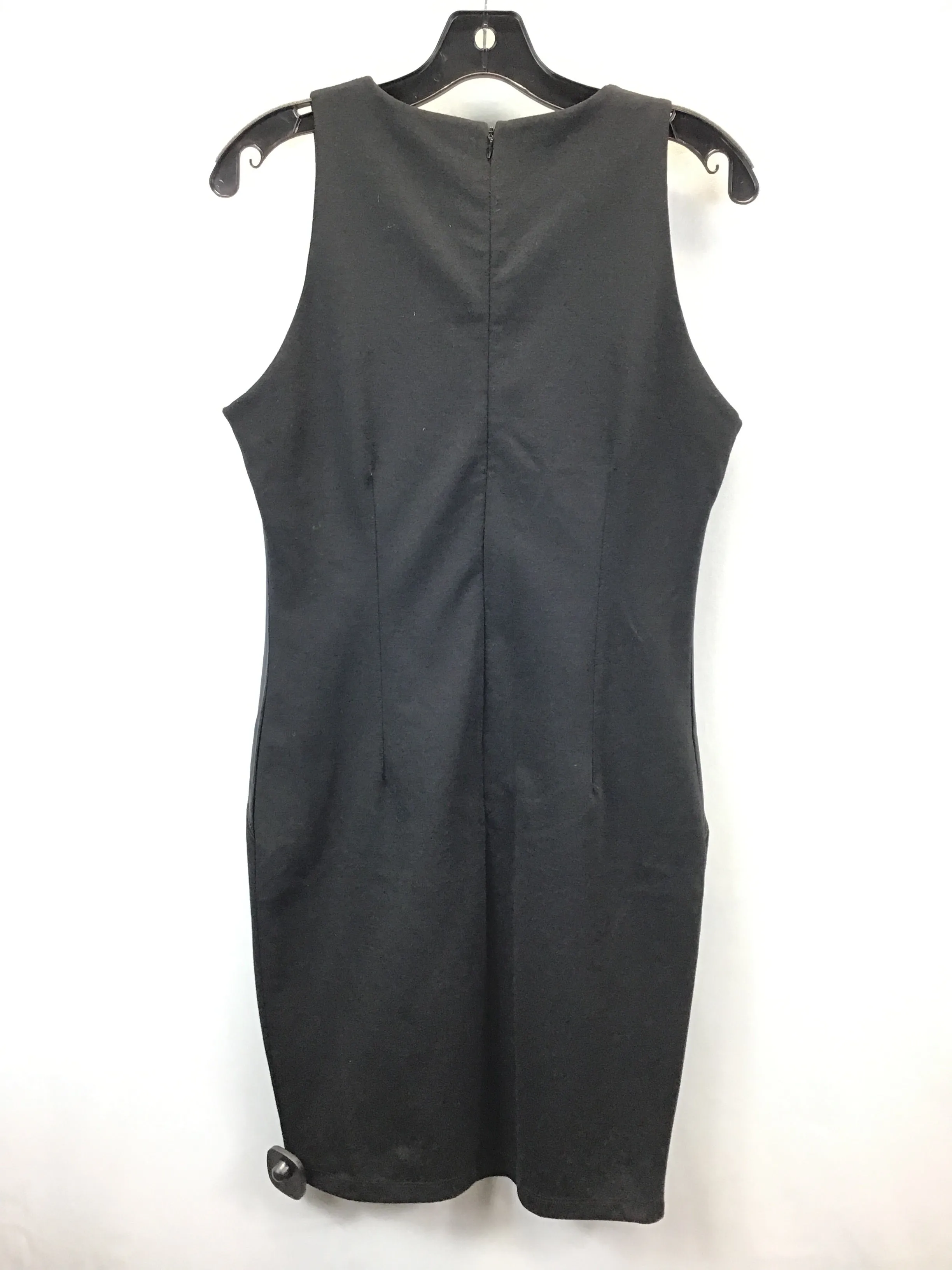 Dress Casual Midi By Clothes Mentor In Black, Size: L