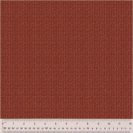 Fabric PINPOINT RUBY from GARDEN TALE Collection by Jeanne Horton 53823-14