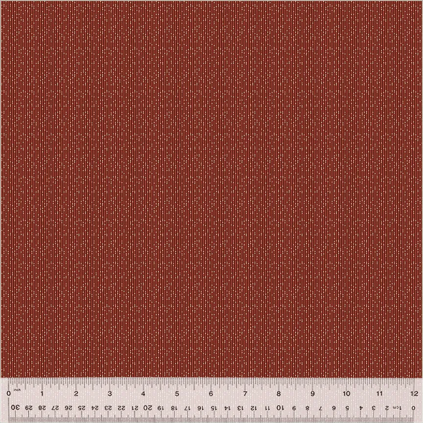 Fabric PINPOINT RUBY from GARDEN TALE Collection by Jeanne Horton 53823-14