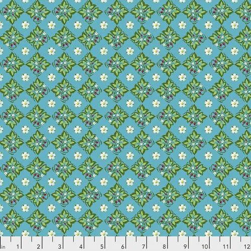 Fabric Royal Expedition, by Odile Bailloeul from Jardin de la Reine Collection for Free Spirit, PWOB042 GARDEN