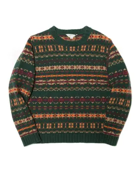 Fair Isle Jumper Green