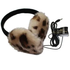 Headphone Earmuffs - Beige/Brown