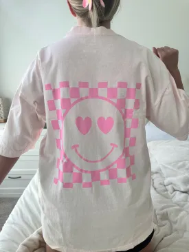 heart smiley face tee