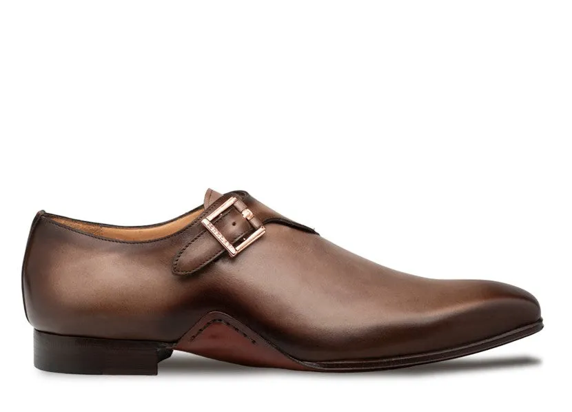 Mezlan "Scarpe" Monkstrap Taupe