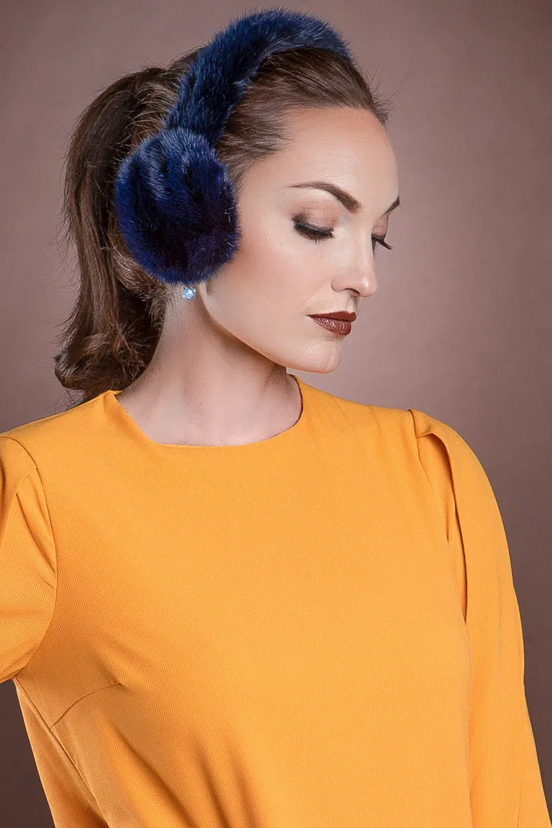 Mink Fur Earmuffs & Mink Headband