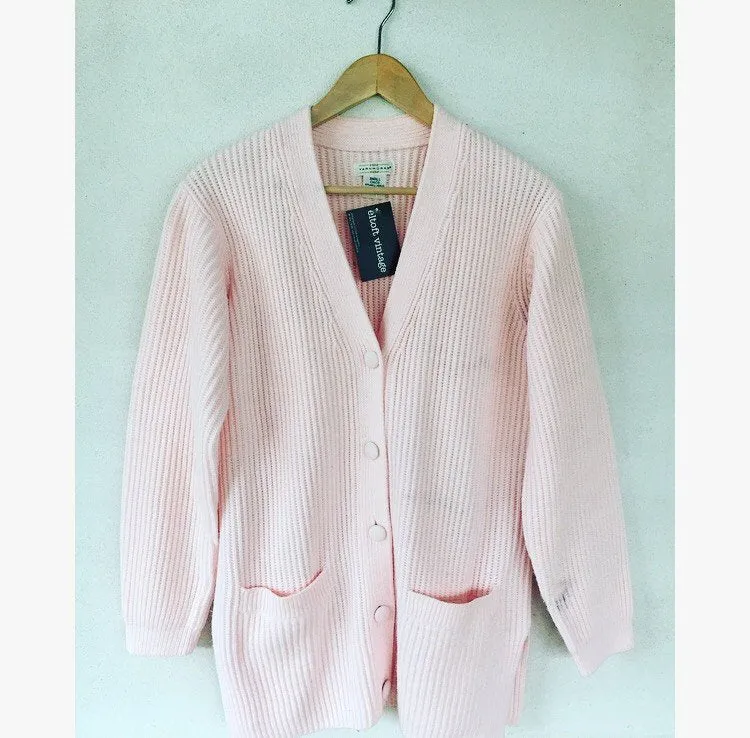 Pale Pink Cardigan