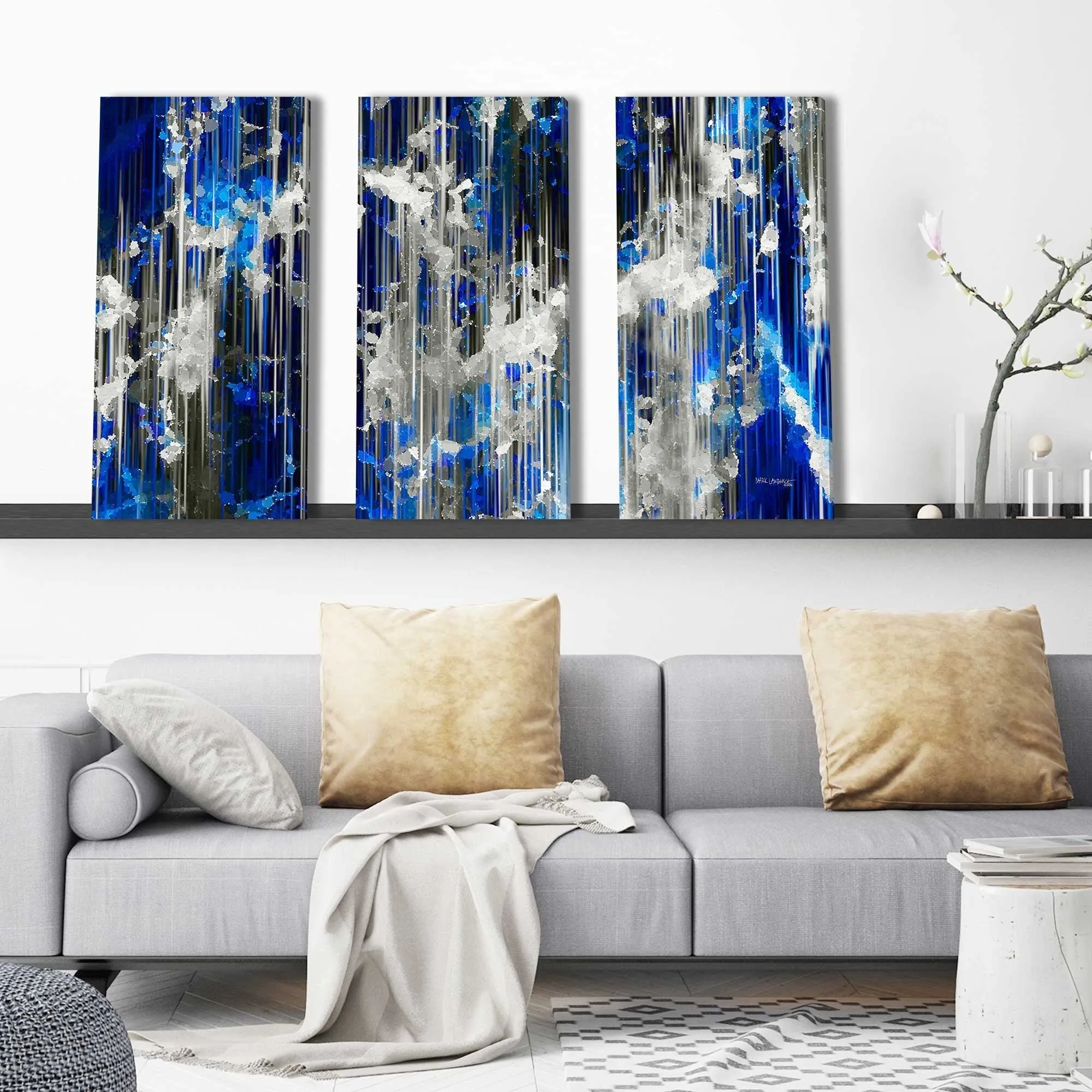 "1 Corinthians 2 16" by Mark Lawrence 3 Piece Set on Canvas