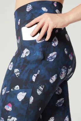 Remi Pocket Legging Asteroids Navy