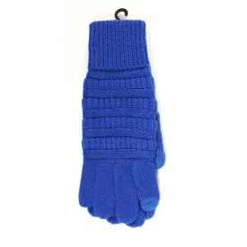 SOLID CABLE KNIT CC GLOVES