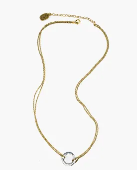 Thera Delicate Ring Necklace