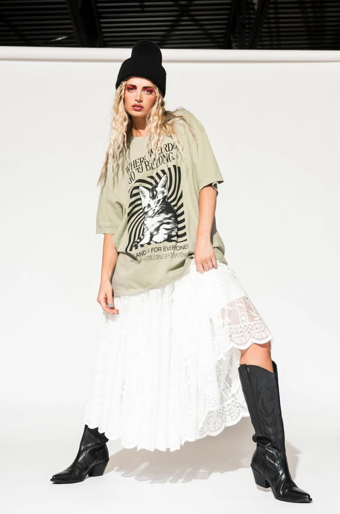 Where Weirdos Belong Oversized Tee