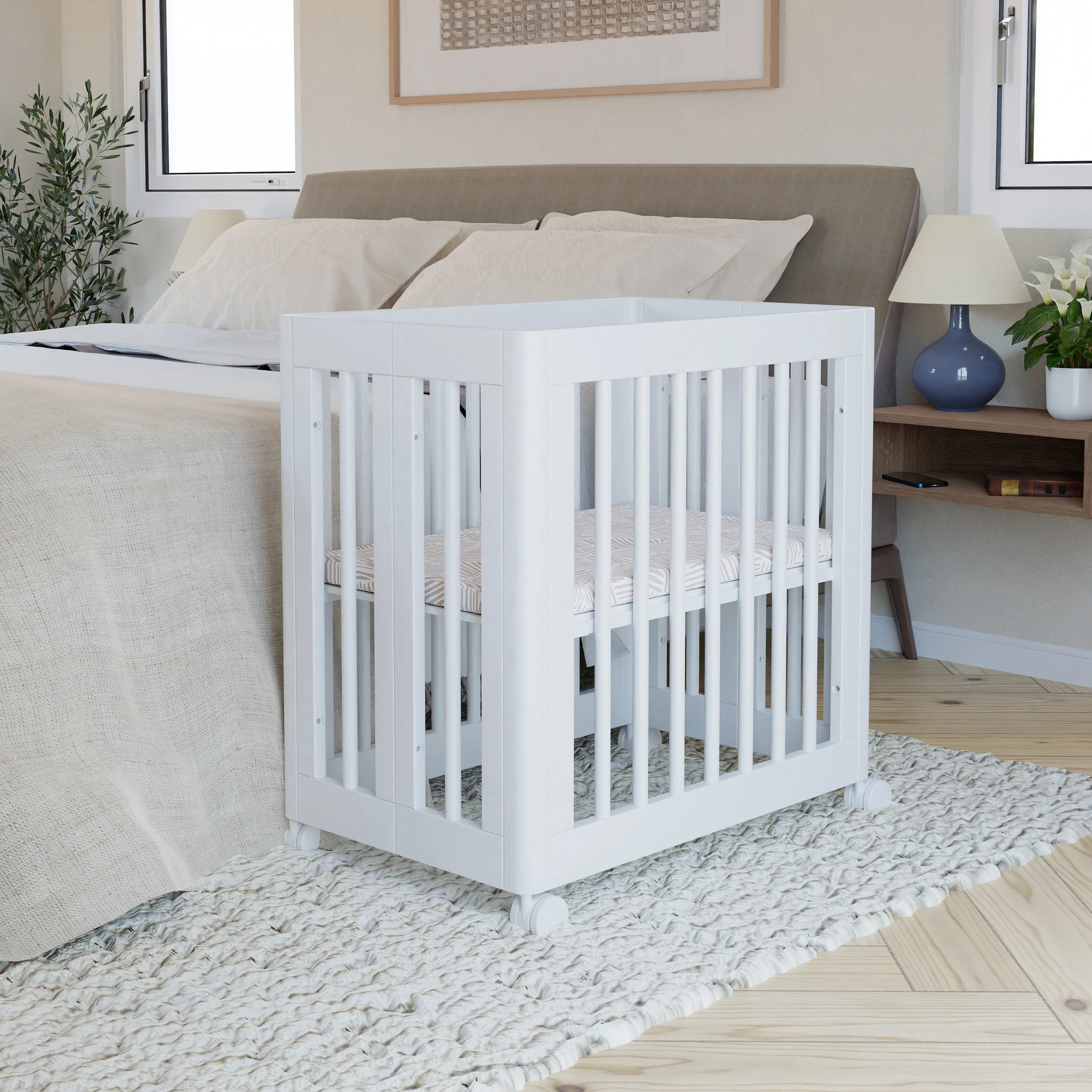 Yuzu 8-in-1 Convertible Crib with All-Stages Conversion Kits